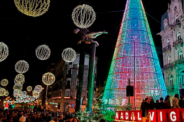 Alumbrado navideño en Vigo